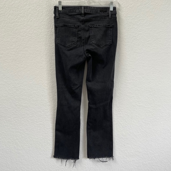 Paige Jacqueline Straight Crop Jeans Distressed 25 - Picture 3 of 8